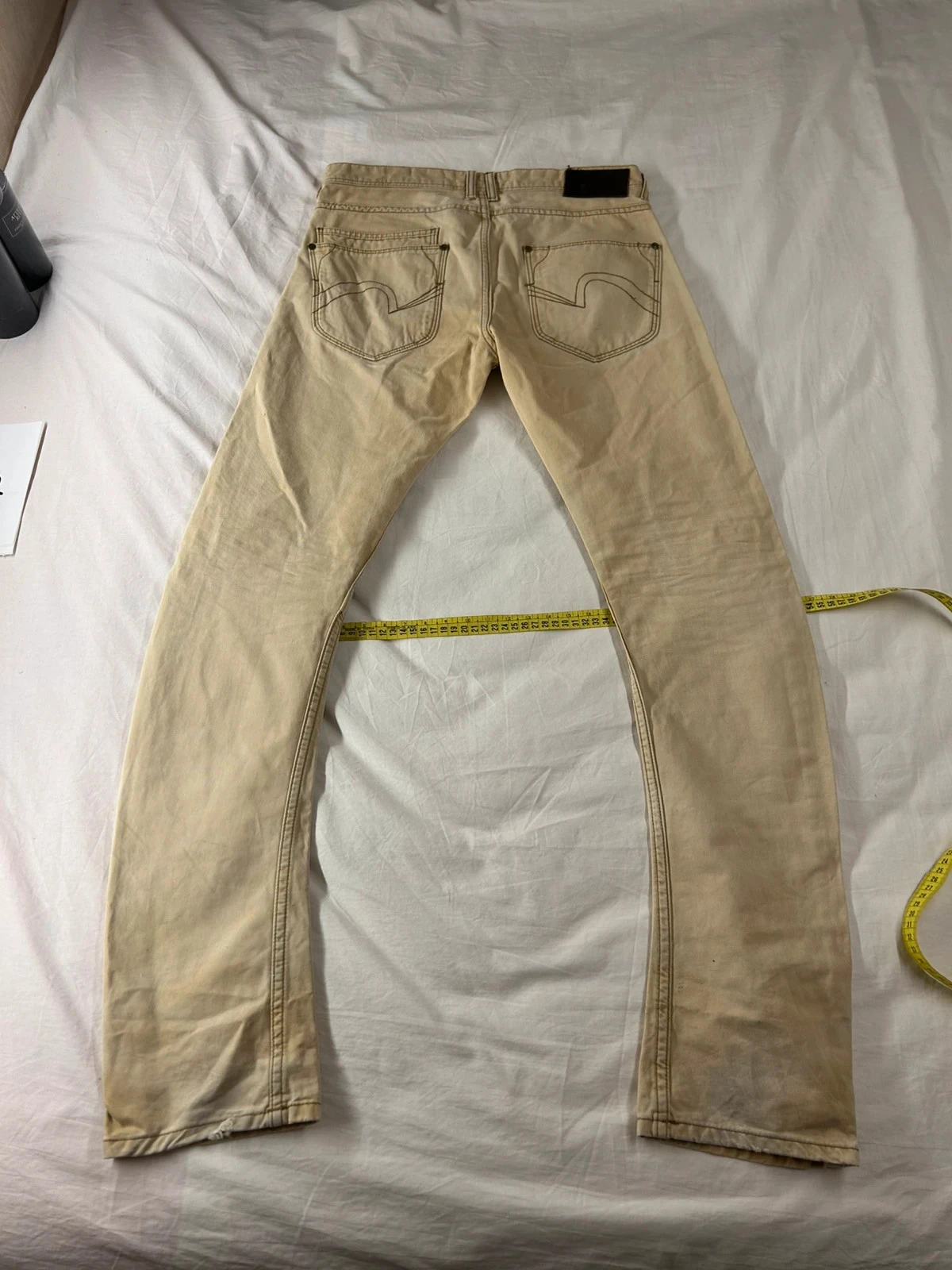 Jean skinny beige crème vintage Jules – photo 16